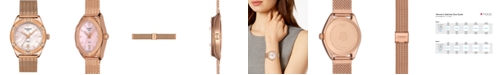 Tissot Women's Swiss PR 100 Sport Chic T-Classic Rose Gold-Tone Stainless Steel Mesh Bracelet Watch 36mm